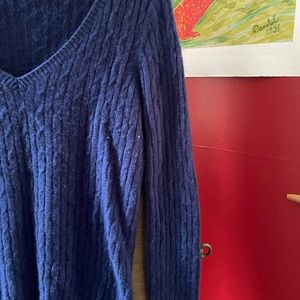 Blue Cashmere Sweater